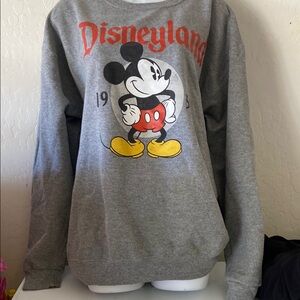 Disney Gray Mickey Mouse Sweater